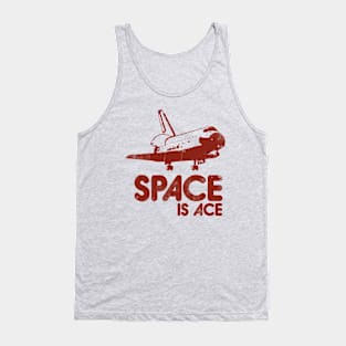 Space is ACE vintage science Tank Top